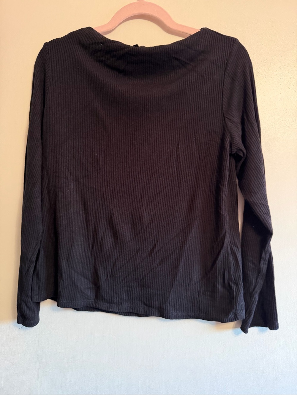 Banana Republic Boat Neck Long-Sleeve Ribbed Top